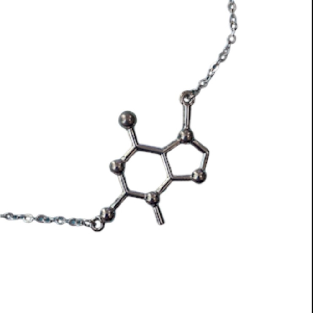 Chocolate Chemistry Molecule Formula Necklace